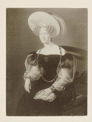 Bildnis von Wilhelmine (1808-1891), Herzogin von Schleswig-Holstein-Sonderburg-Glücksburg