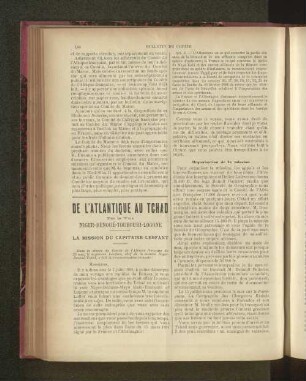 De L'Atlantique Au Tchad.