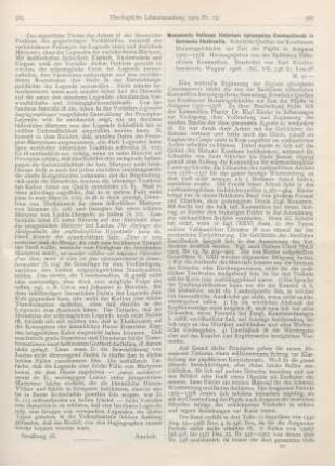 386-388 [Rezension] Monumenta vaticana historiam episcopatus constantiensis in Germania illustrantia
