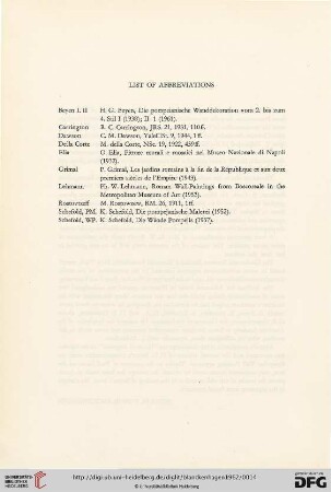 List of Abbreviations