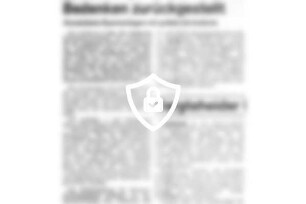 Bedenken zurückgestellt
