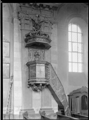 Kappelwindeck Katholische Krche Santa Maria Kanzel