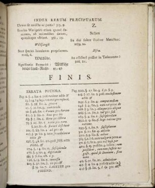 Errata Potiora.