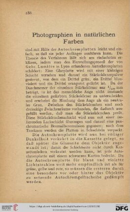 Photographien in natürlichen Farben