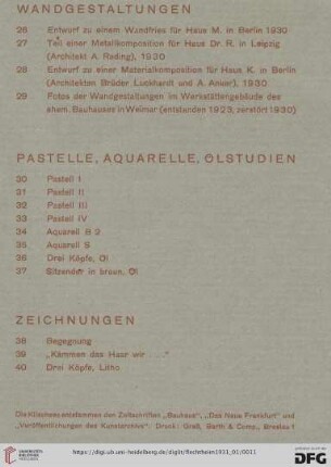 Wandgestaltungen (Nr.26-29)