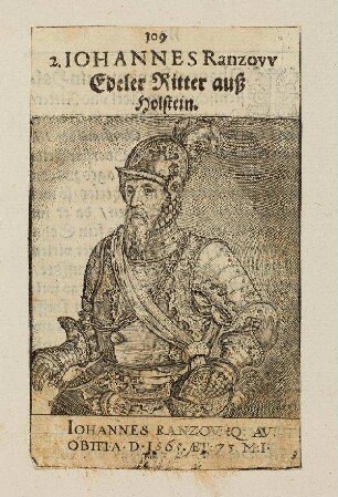 Bildnis von Johann Rantzau (1492-1565)