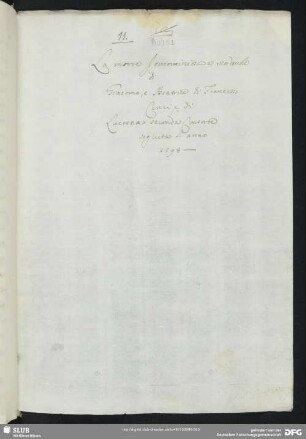 [Faszikel 12: Bericht über die Hinrichtung der Geschwister Giacomo und Beatrice Cenci sowie von deren Stiefmutter Lucrezia Petroni]