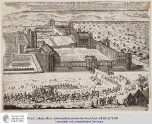 Veue generale du Chateau de Vincennes à une lieue de Paris : Bildliche Darstellung