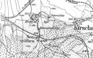 Wilthen. Meßtischblatt, Sekt. Schirgiswalde, 1882 (Sign.: VII 167)