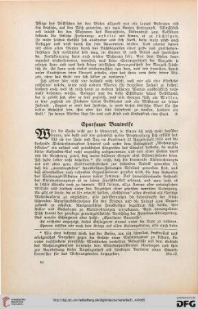 31: Sparsame Bauweise