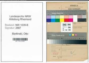 Entnazifizierung Otto Bartlinski , geb. 03.11.1912 (Bergmann)