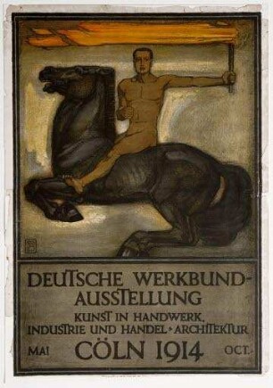 Deutsche Werkbund-Ausstellung (...) Cöln 1914 (Plakat)