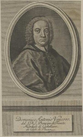 Bildnis des Domenico Antonio Vescovo di Trento