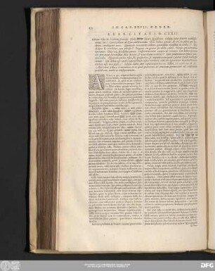 Exercitatio CXXII.