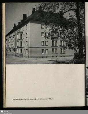 Wohnungsbau Im Lutherviertel In Karl-Marx-Stadt
