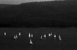 Segelregatta auf dem Schluchsee