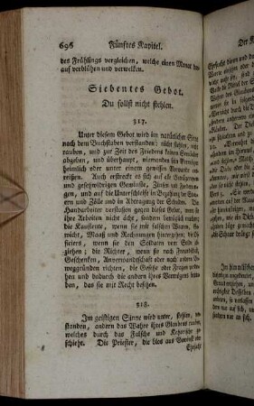 Siebentes Gebot. Du sollst nicht stehlen.