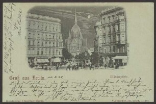 Ansichtskarte "Gruß aus Berlin, Blücherplatz"