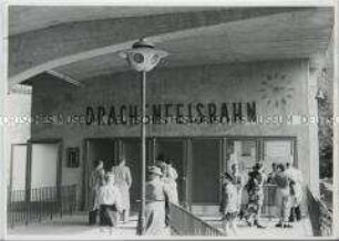 Bahnhof der Zahnradbahn auf den Drachenfels in Königswinter am Rhein