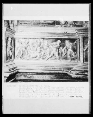 Hochaltar, Obergeschoss, Detail: Gefangennahme Christi