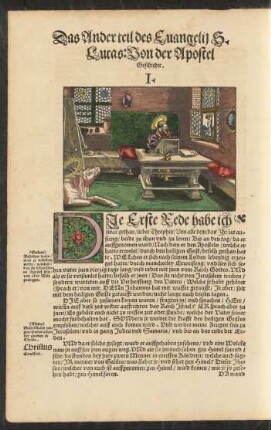 Das Ander teil des Evangelii S. Lucas: Von der Apostel Geschichte.