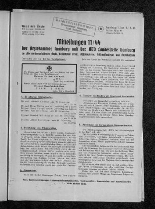 1. Es hielten Glückwünsche: