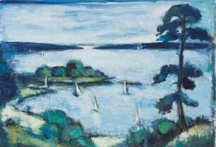 Helmut Märksch: Blick über die Havel, undatiert