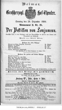 Der Postillon von Lonjumeau