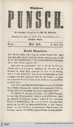 Nro. 18 (25. April 1852)