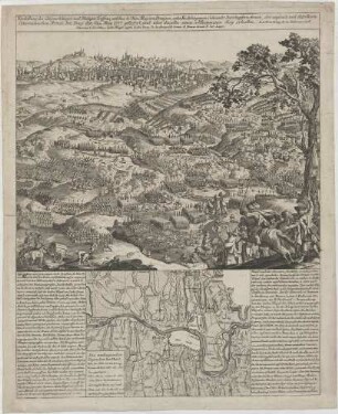 Vorstellung des überaus hitzigen und blutigen Treffens, welches Se. Kön. Maj: von Preussen, unter Höchsteigenen Comando dero tapfern Armée, der ungleich weit stäckern/ Österreichischen Armée, bei Prag den 6ten May 1757. geliefert, und über dieselbe einen vollkommenen Sieg erhalten.