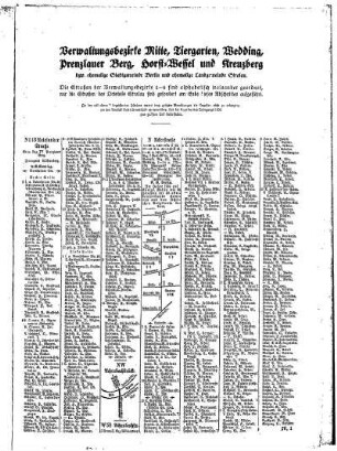 Verwaltungsbezirke Mitte, Tiergarten, Wedding, Prenzlauer Berg, Horst=Wessel=Stadt und Kreuzberg