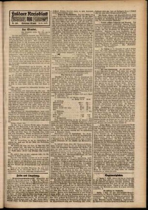 Dritte Ausgabe vom Samstag, den 08. November 1919.
