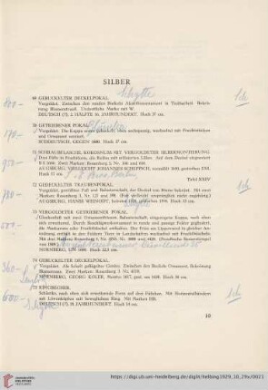 Silber (Nr. 69-79)