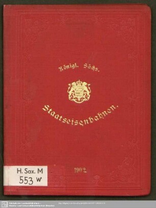 1902: Königl.-Sächs. Staatseisenbahnen