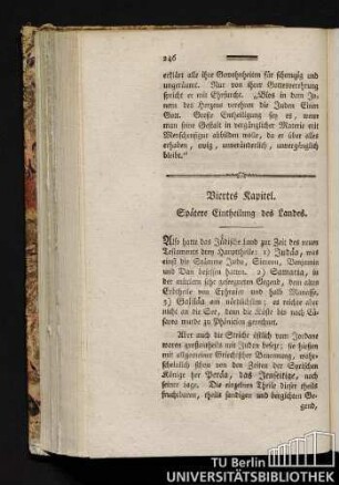 Viertes Kapitel. Spätere Eintheilung des Landes.