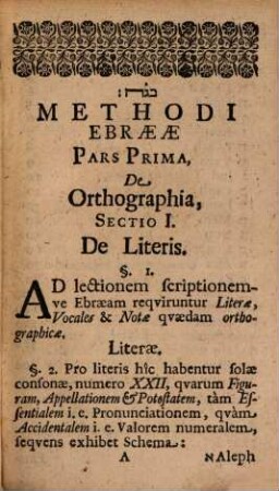 Methodus Ebraea