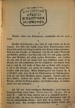 Gesammelte Schriften, 7. Fragmente und Aphorismen 1-308. Französische Aufsätze (Fragments politiques et littéraires)