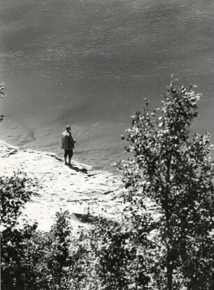 Angler am Fluß