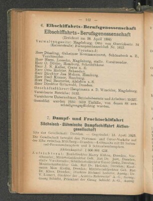 Sächsisch-Böhmische Dampfschiffahrt Aktien-gesellschaft