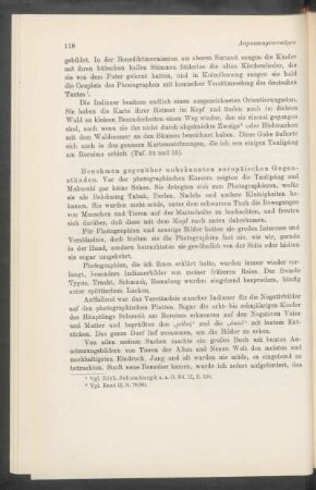 Benehmen gegenüber unbekannten europäischen Gegenständen