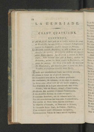 Chant Quatrième.