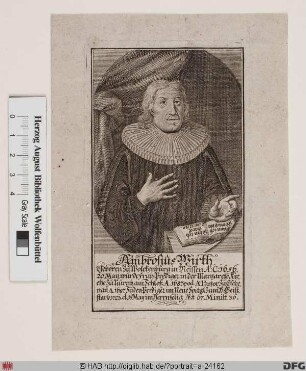 Bildnis Ambrosius Wirth (Würth)
