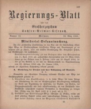 Nr. 12 : 22. März 1868