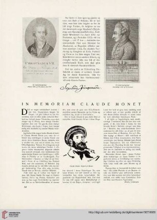 4: In memoriam Claude Monet