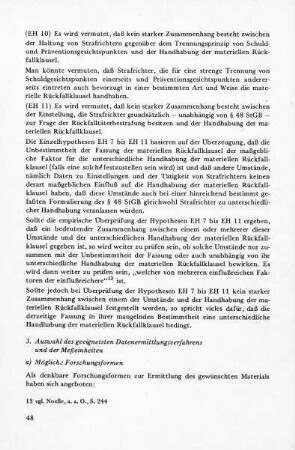 3. Auswahl der geeignetsten Datenermittlungsverfahren und der Meßeinheiten