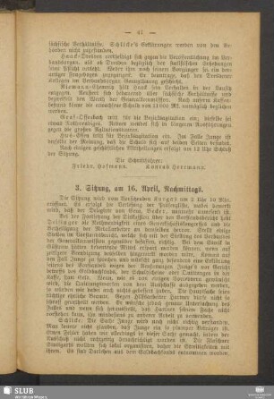 3. Sitzung, am 16. April, Nachmittags