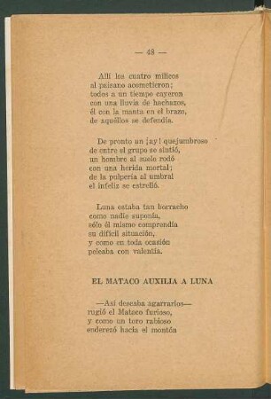 El Mataco auxilia a luna