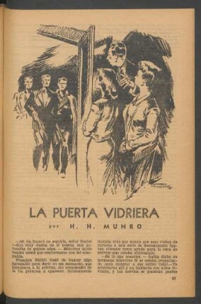 La puerta vidriera