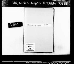 Typhuserkrankungen in Stadt und Amt Aurich