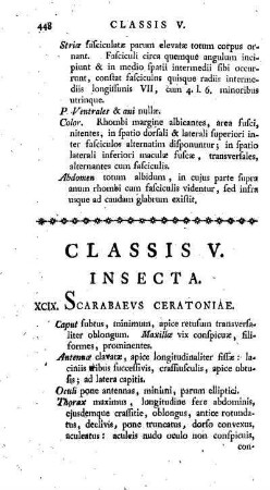 Classis V. Insecta